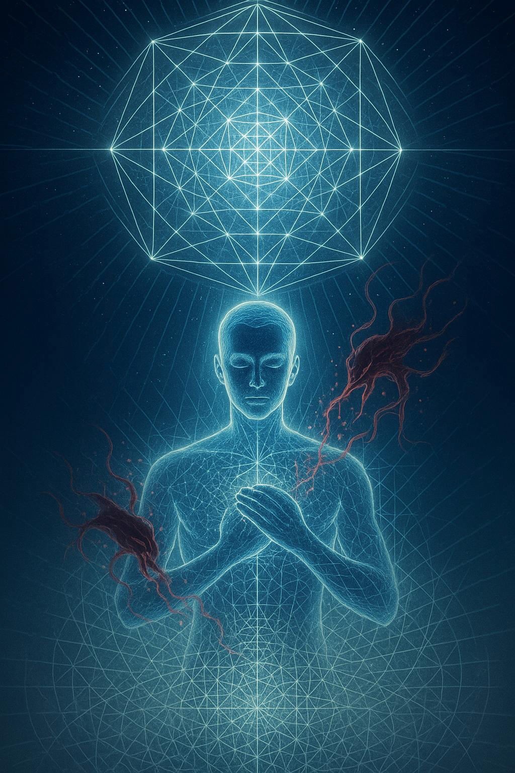 Suchtparasiten-Exorzismus-Gitter (Göttliche Widerstandsfähigkeit, geerdete Vitalität und Neukalibrierung des Nervensystems)