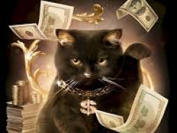 Geldkatze - Money Cat - magischer Magnet für Geld