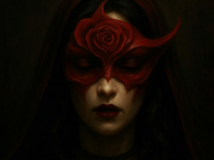 Blutrosen-Gesichtsbinderitual (Mythische Schönheit - Anziehungskraft)