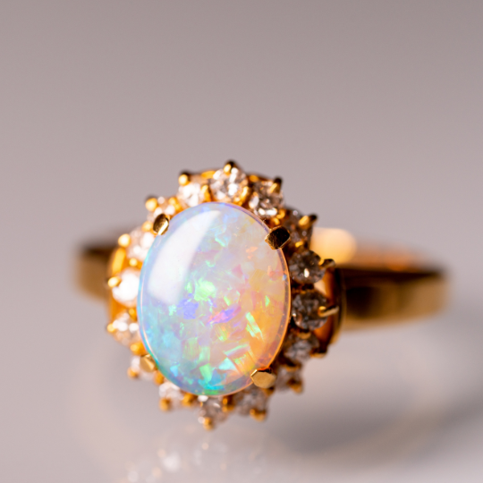 DIAMANT GLÜCKSRING (Glück/Freude)