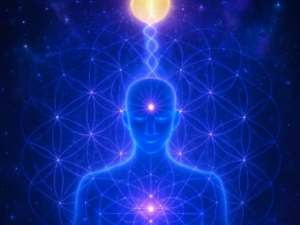 Indigo-violette Strahlen-Aufstiegsmatrix (Aktivierung 6D & 7D Lichtkörper)