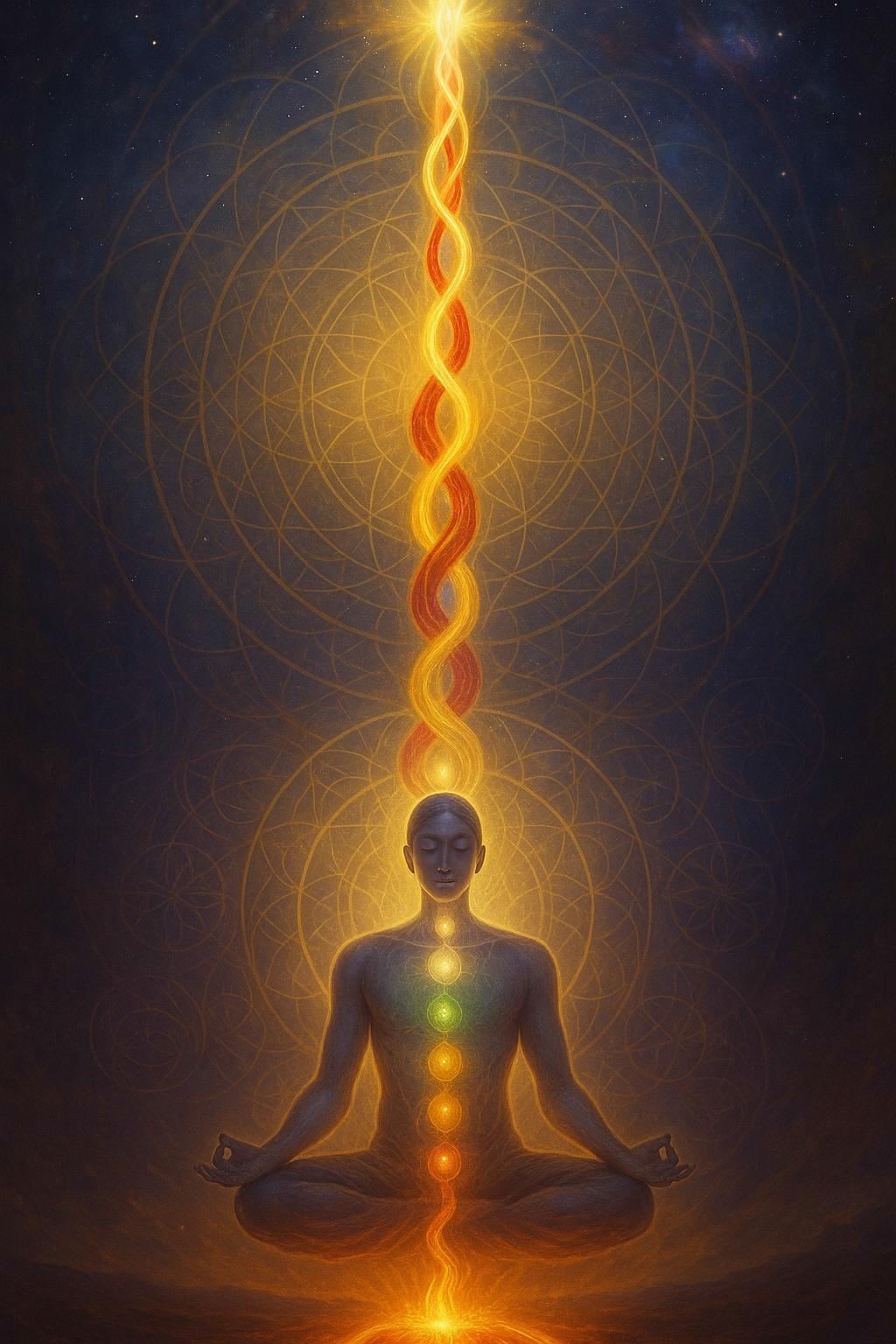 DIVINE FLAME CHANNELING SYSTEM (Göttliche Stromkanalisierung & Kundalini-Fusion) - 7 LEVEL