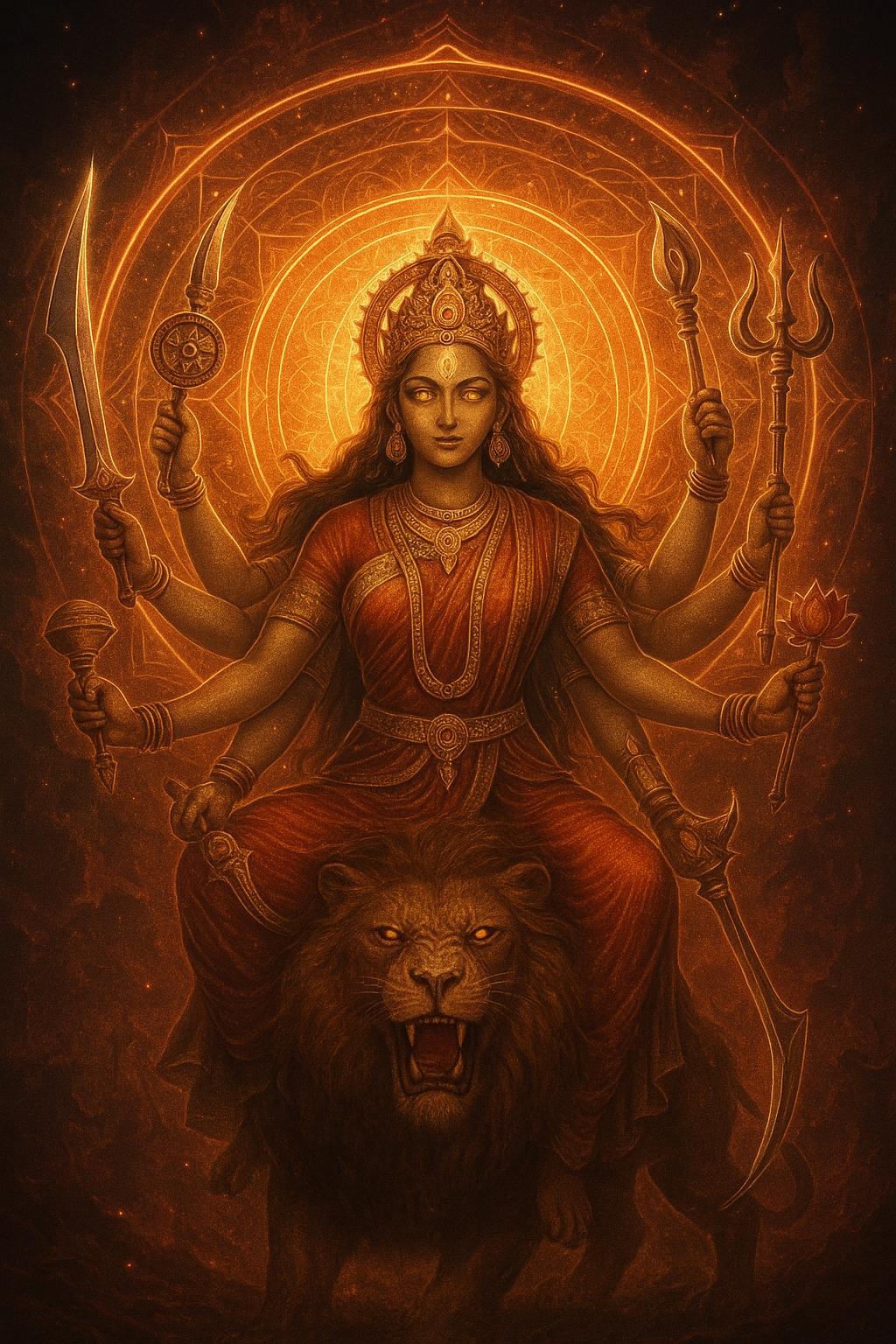 Durgas Klinge der 8 Richtungen (Multidimensionaler Schutz - und Karma-System)