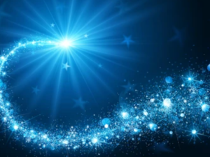 BLUE STAR - Stern von Alcyone - Kristallverankerung