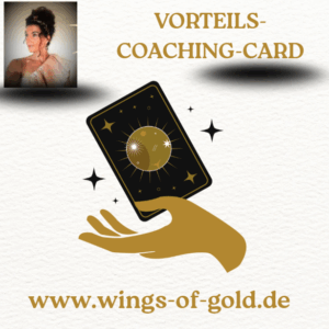 "WINGS OF GOLD" - COACHING-VORTEILS-CARD - 5 VARIANTEN