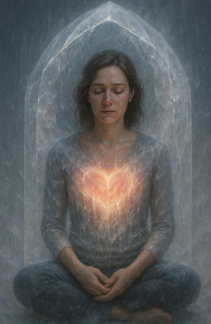 THE HEART–SHOCK REINTEGRATION CHAMBER (4 levels) - (Ein 4-stufiges System zur Extraktion emotionaler Traumata und zur Wiederherstellung des Herzfeldes)